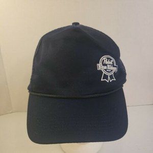 Pabst Blue Ribbon Beer Trucker Snapback Hat